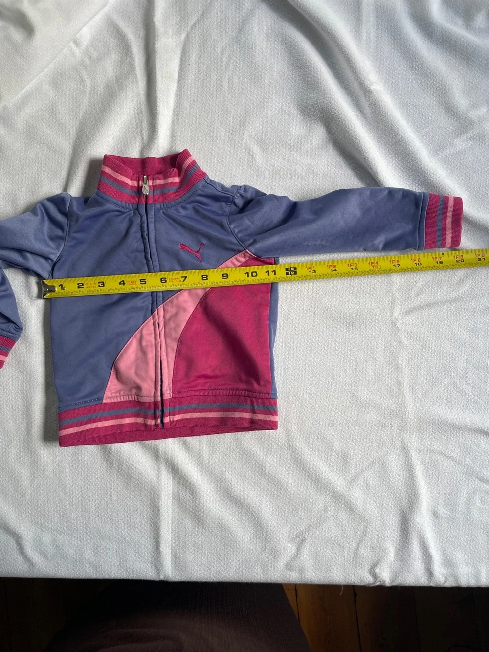 PUMA Jacket Track Suit Full Zip Up Purple Pink Sporty Sweater Sweatshirt